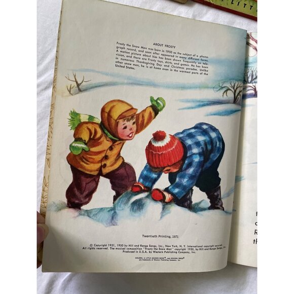 Vintage Little Golden Books Set Of 10 Including Frosty Peter Pan Sleeping Beauty - Picture 2 of 16